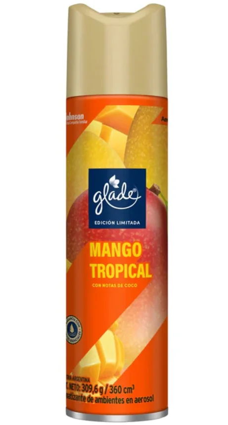 GLADE AEROSOL MANGO 6 X 360CC.
