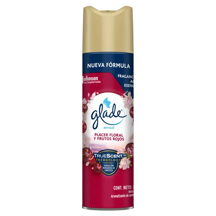 GLADE AEROSOL PLACER FLORAL Y FR 255 ML