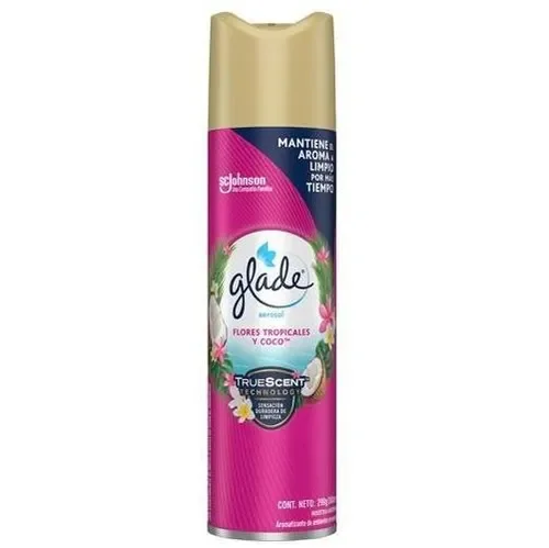 GLADE AEROSOL FLORES TROPICALES Y COCO 6X 360ML