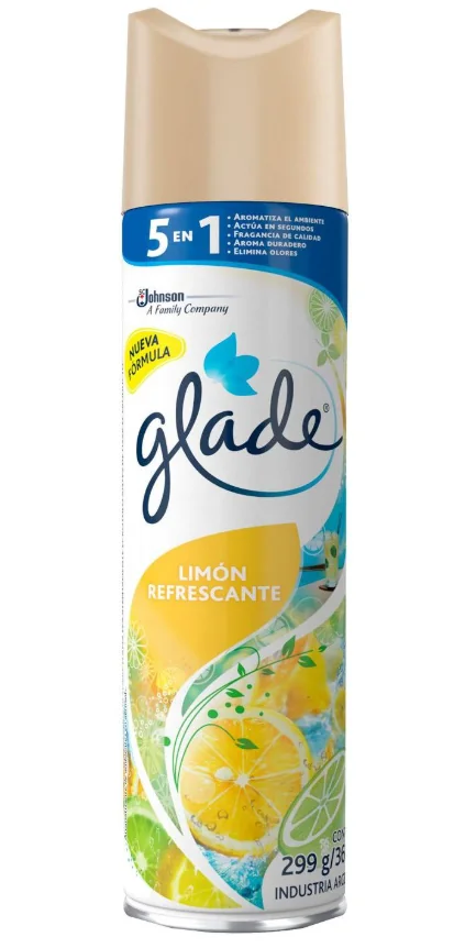 GLADE AEROSOL LIMON REFRESCANTE 6X 360CC
