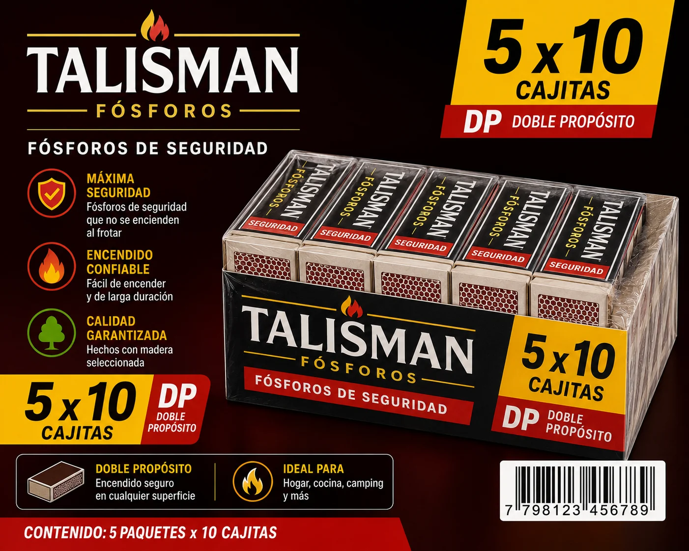 FOSFOROS TALISMAN 5X10 DP.