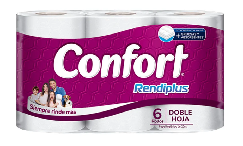 P. HIGIENICO CONFORT RENDIPLUS 20 MTS 8X6 UNI