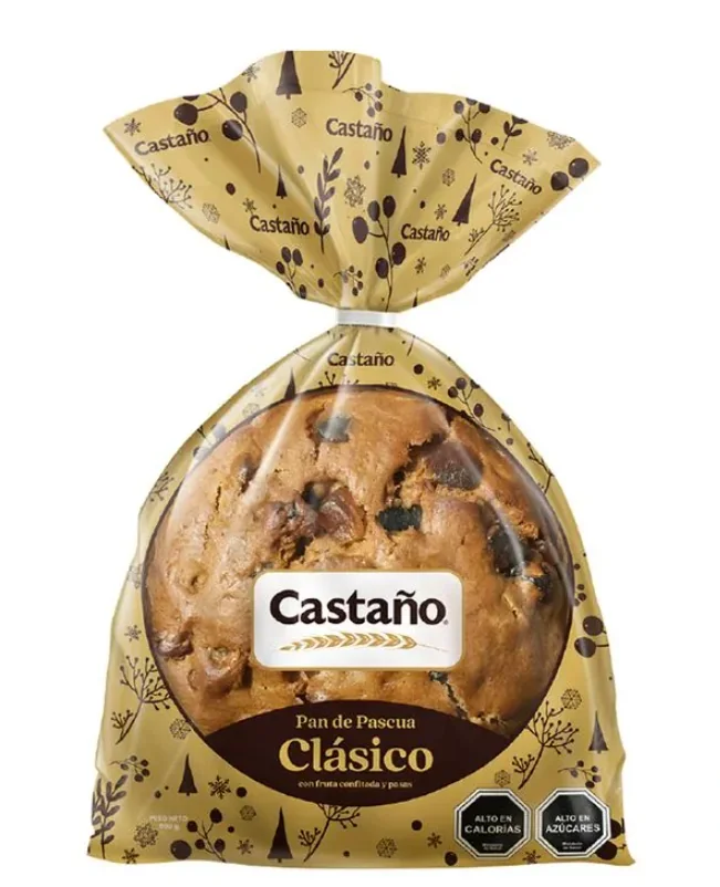 PAN DE PASCUA CASTAÑO FRUTAS 20 X 500GR