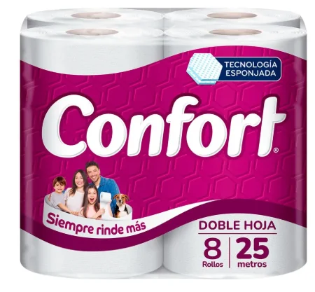 P. HIGIENICO CONFORT DH 25 MTS X 8 UNI
