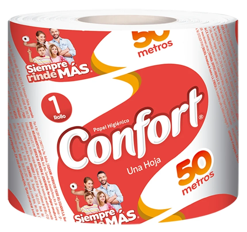 P. HIGIENICO CONFORT FAJILLA 50 MTS 12X4