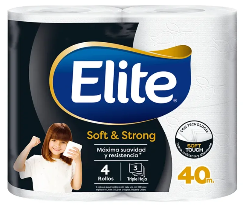 P. HIGIENICO PREMIUM SOFT & STRONG 40 MTS 8X4 UNI