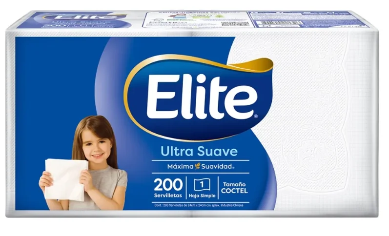 SERVILLETA ELITE COCTEL 32X200 UNI