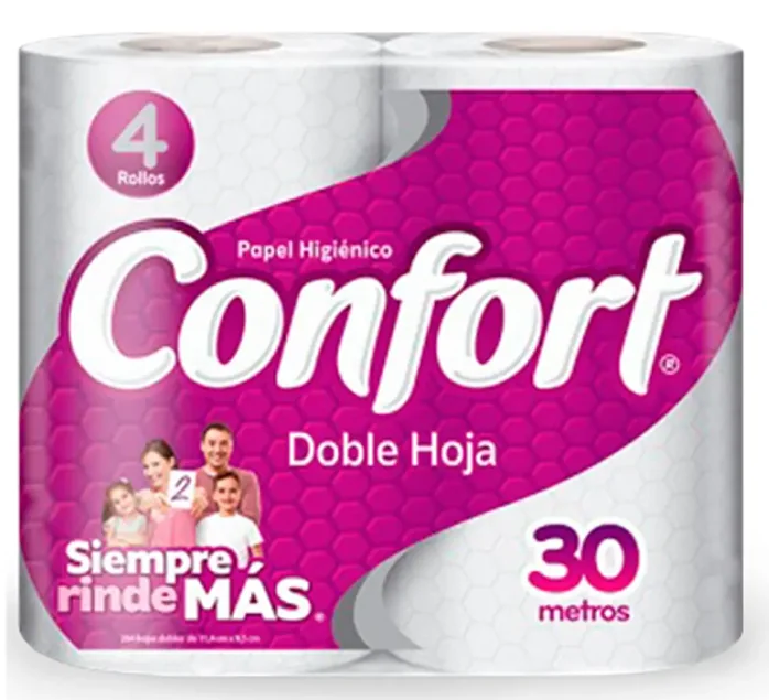 P. HIGIENICO CONFORT PANAL 30 MTS 12X4 UNI