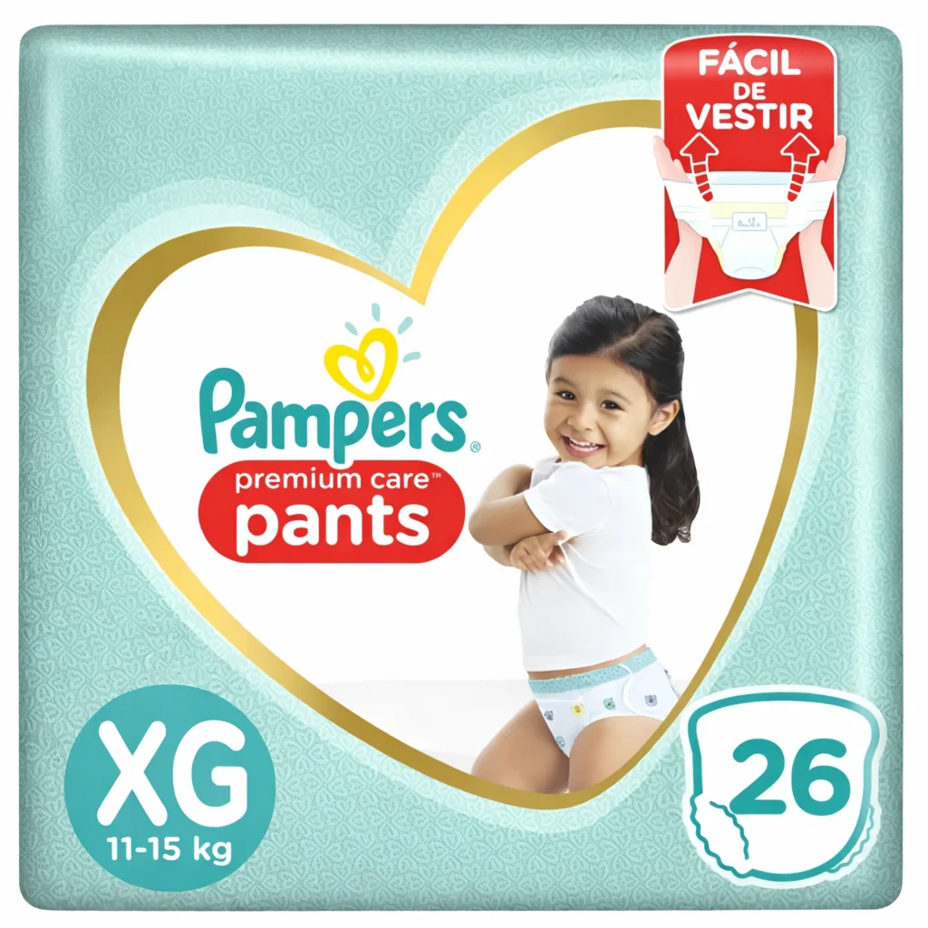 PAÑAL PAMPERS PANTS CARE XG 6 X 26 UND