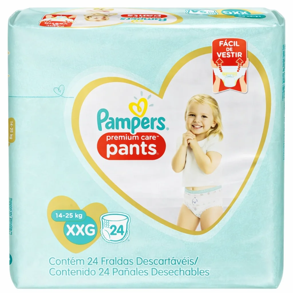 PAÑAL PAMPERS PANTS CARE XXG 8 X 24 UNID