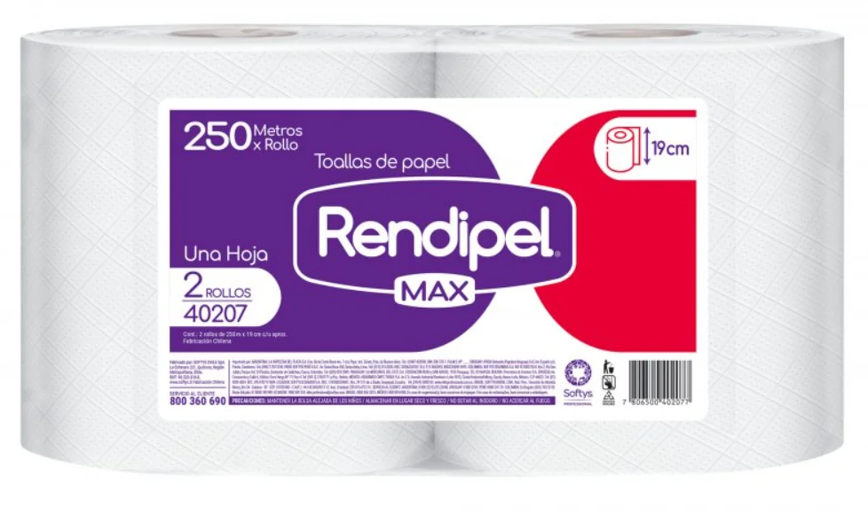 T. PAPEL RENDIPEL MAX UH 250 MTSX2 UNI
