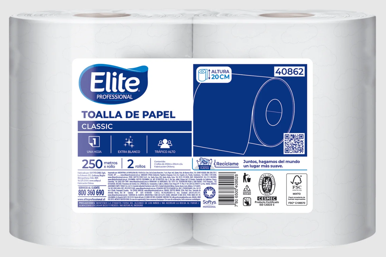 T. PAPEL ELITE CLASSIC UH 250 MTSX2 UNI