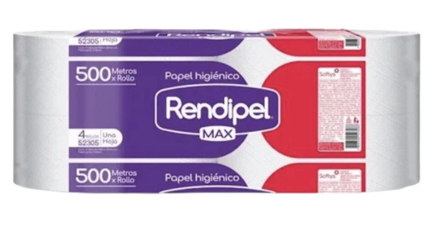 P. HIGIENICO RENDIPEL MAX UH 500 MTS 1X4 UNI