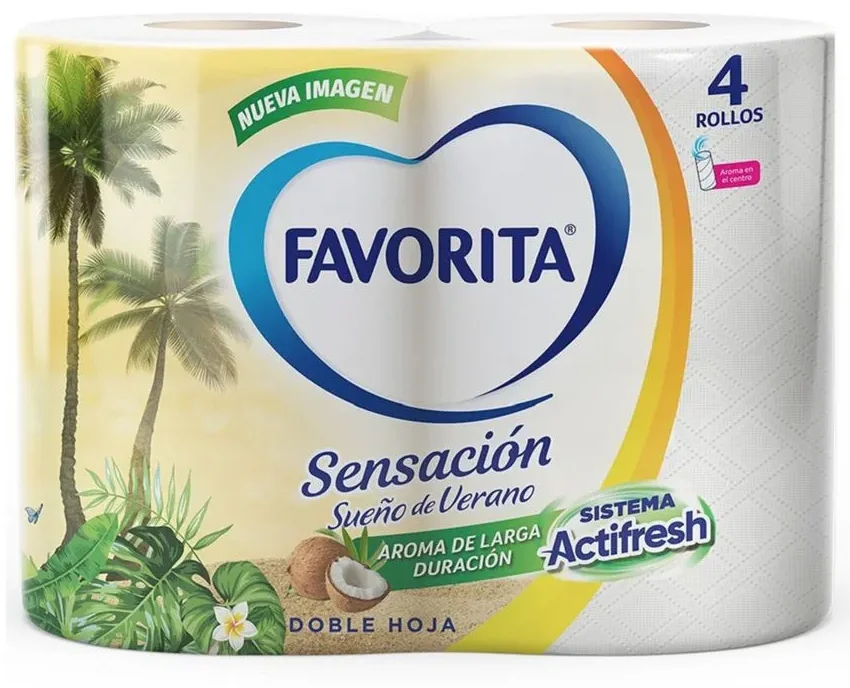P. HIGIENICO FAVORITA COCO 12X4 UNI