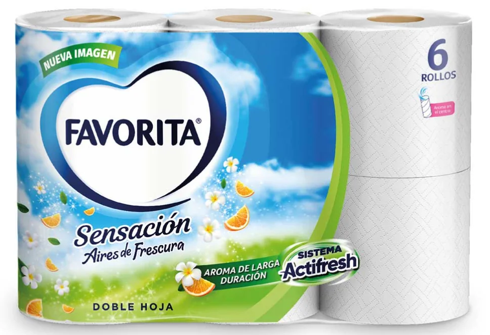 P. HIGIENICO FAVORITA SENSACION 8X6 UNI