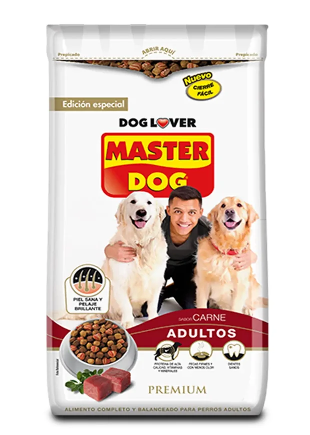 COMIDA MASCOTAS MASTER DOG ADULTO CARNE 18K
