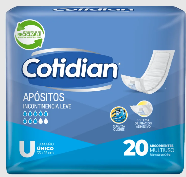 PAÑAL ADULTO COTIDIAN APOSITO 12X20 UN