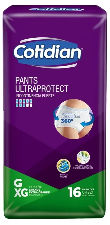 PAÑAL ADULTO COTIDIAN PANTS G 4 X16 UNI