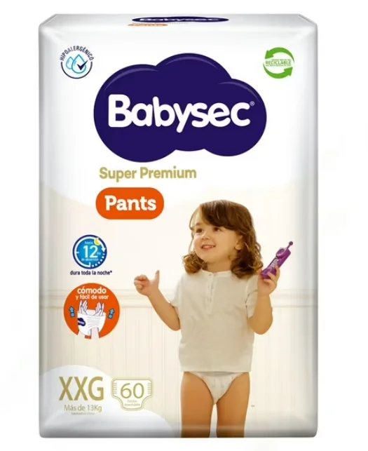 PAÑAL BAYSEC PANTS SUPER PREMIUM XXG 3X60UN/U