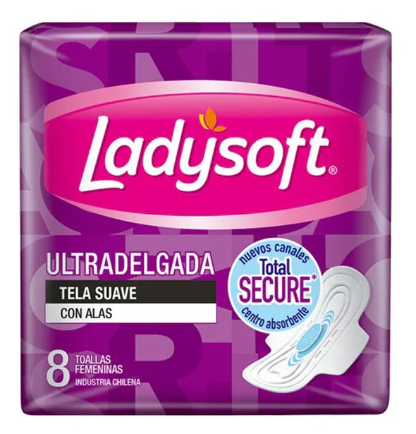 TH LADYSOFT ULTRA SUAVE C/ALAS MORADA 24 X 8 UN