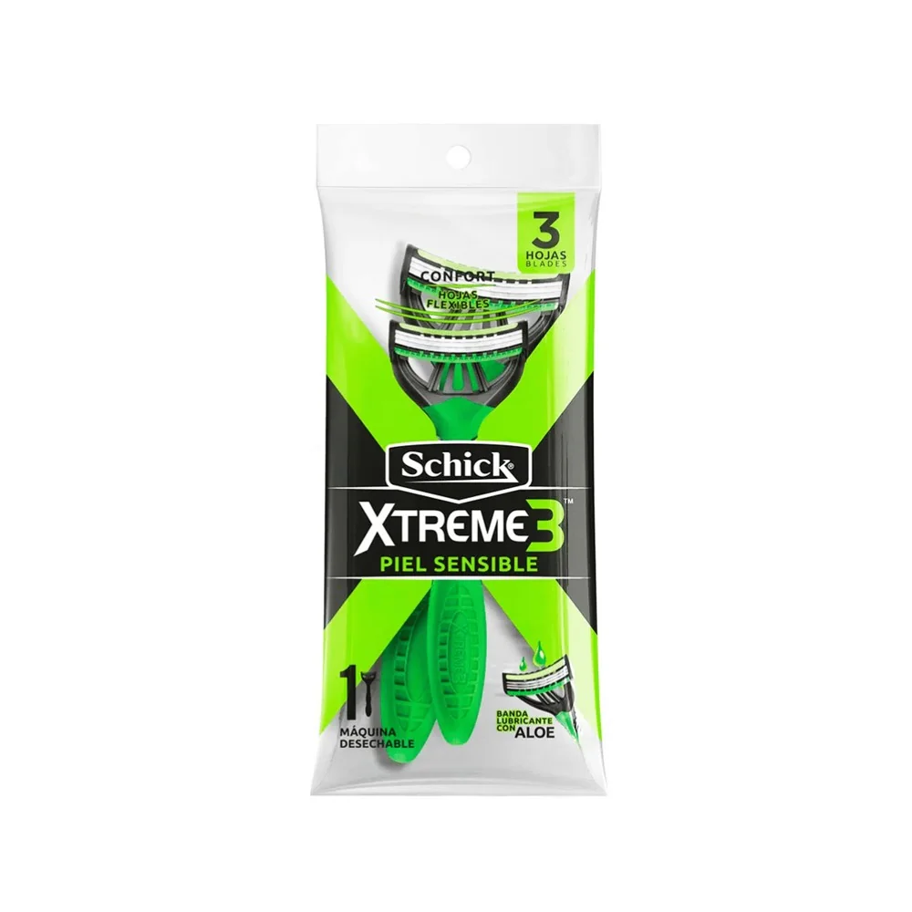 HOJA DE AFEITAR SCHICK 3 HOJAS X36