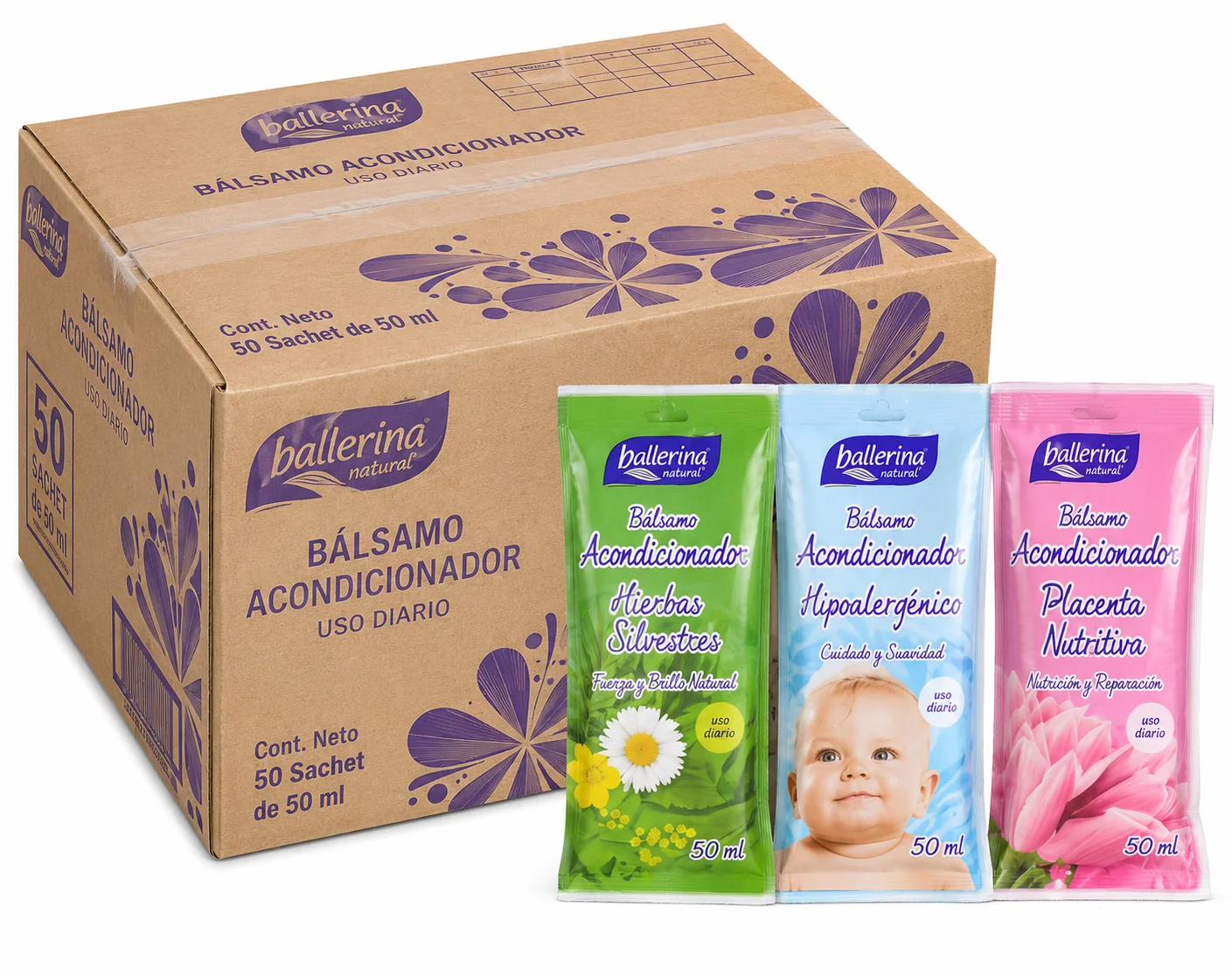 BALSAMO ACONDICIONADOR BALLERINA MIXTO 50 X 50 CC
