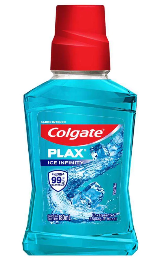 ENJUAGUE COLGATE PLAX ICE INF. 180ML