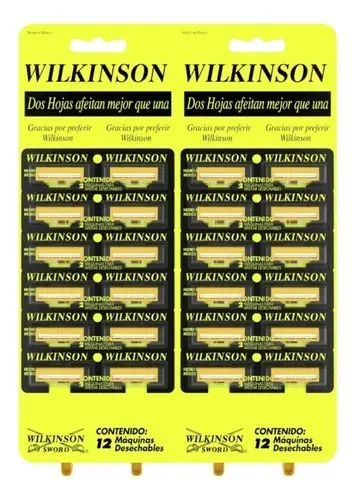 WILKINSON PRESTOBABRBA DISPLAY 24 UNIDADES