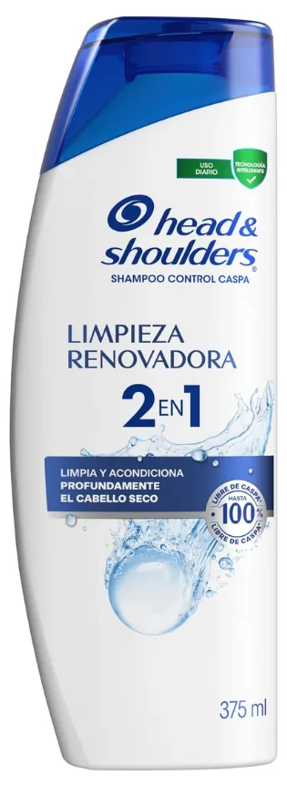 SHAMPOO H&S LIMPIEZA RENOVADORA 12X375 ML