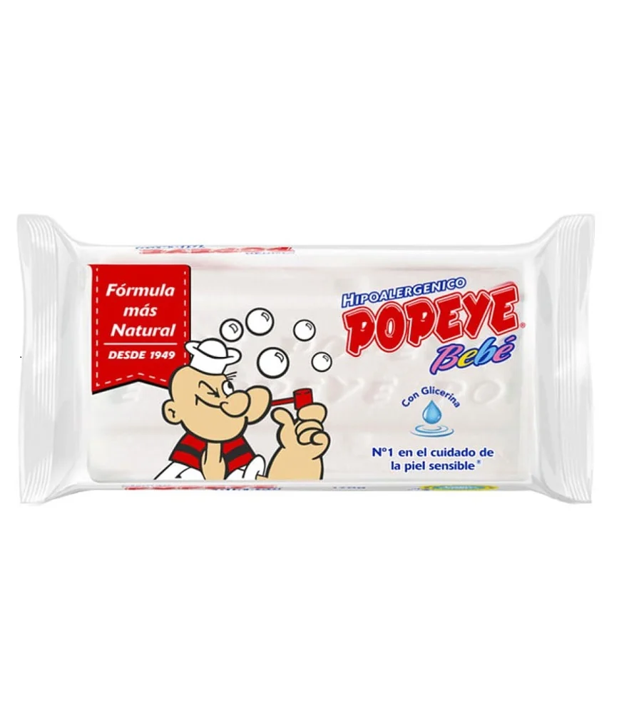 JABON POPEYE HIPOALERGENICO 12 X 170 GRS