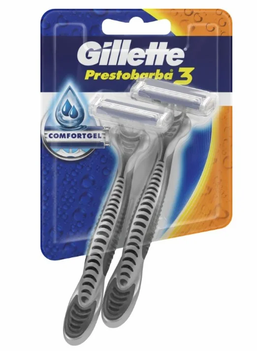 PRESTOBARBA PB3 2 CT GILLETTE X 10 UNID