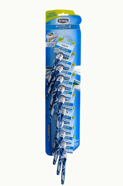 MAQ.SCHICK 4 TITAN HOMBRE X10 UNID