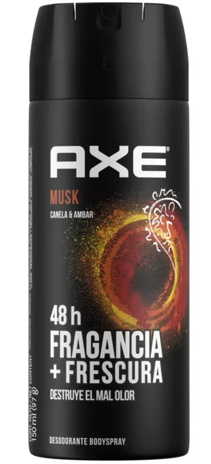 DESODORANTE AXE MUSK SPRAY 12X150 ML