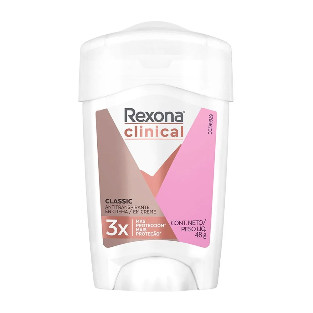 DESOD. REXONA BARRA CLINICAL MUJER 48 GR CLASSIC