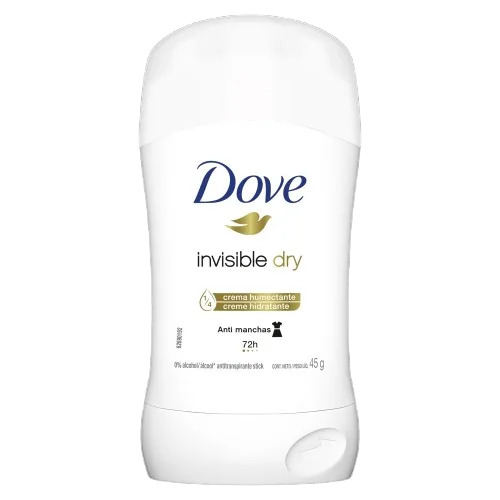 DESODORANTE DOVE BARRA MUJER 45G INVISIBLE DRY