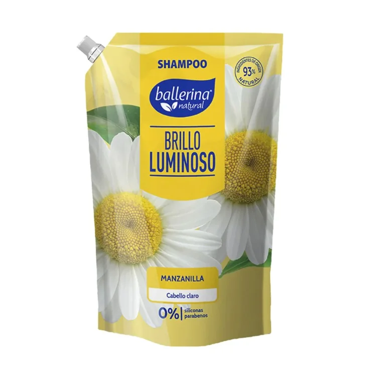 SHAMPOO BALLERINA MANZANILLA DOY PACK 12 X750 ML