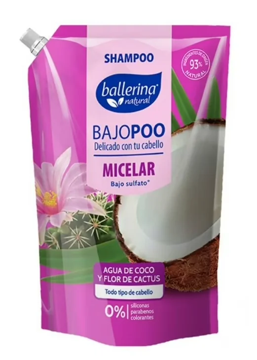 SHAMPOO BALLERINA NUTRICION BAJO POODOY PACK 12