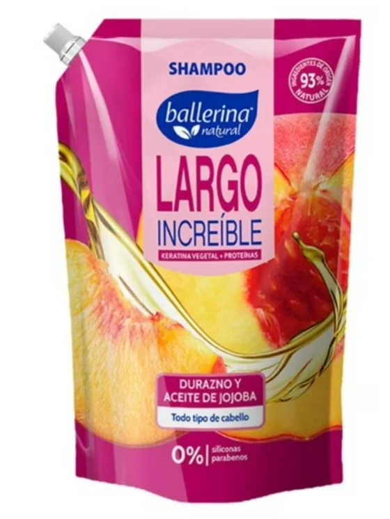 SHAMPOO BALLERINA LARGO INCREIBE DOY PACK 12 X750