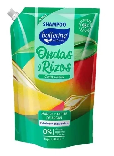 SHAMPOO BALLERINA ONDA Y RIZOS DOY PACK 12 X750 M
