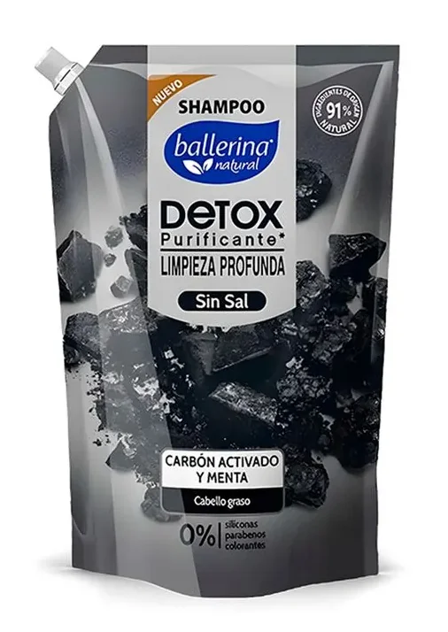 SHAMPOO BALLERINA CARBON DOY PACK 12 X750 ML