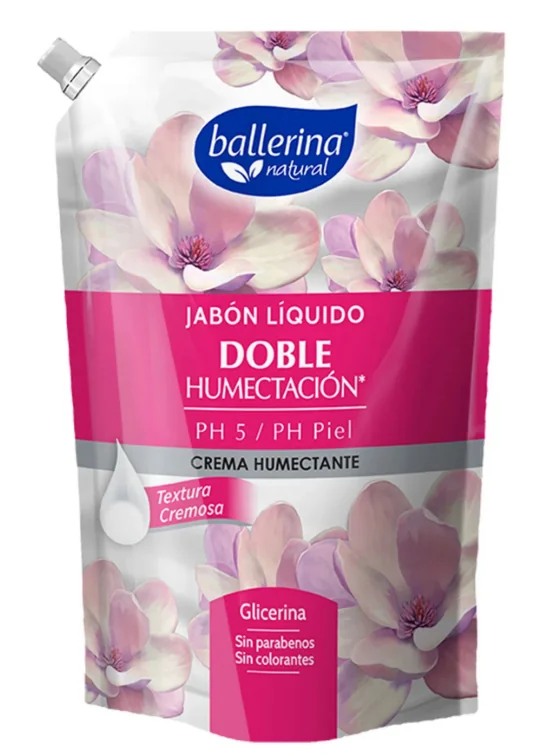 JABON BALLERINA CREMA HUMECTANTE DOY PACK 12 X750