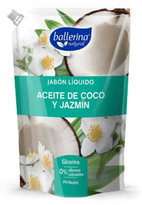 JABON BALLERINA COCO JAZMIN DOY PACK 12 X750 ML