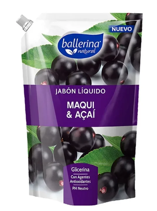 JABON BALLERINA MAQUI & ACAI DOY PACK 12 X750 ML