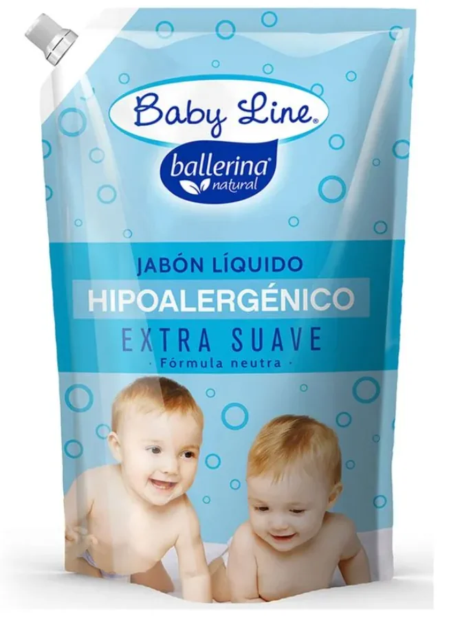JABON BABYLINE HIPOALARGENICO DOY PACK 12 X750 ML