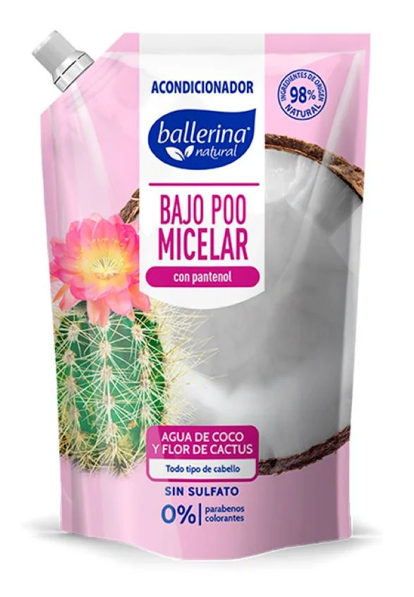 ACOND BALLERINA MICELAR BAJOPOO DOY PACK 12X750 ML