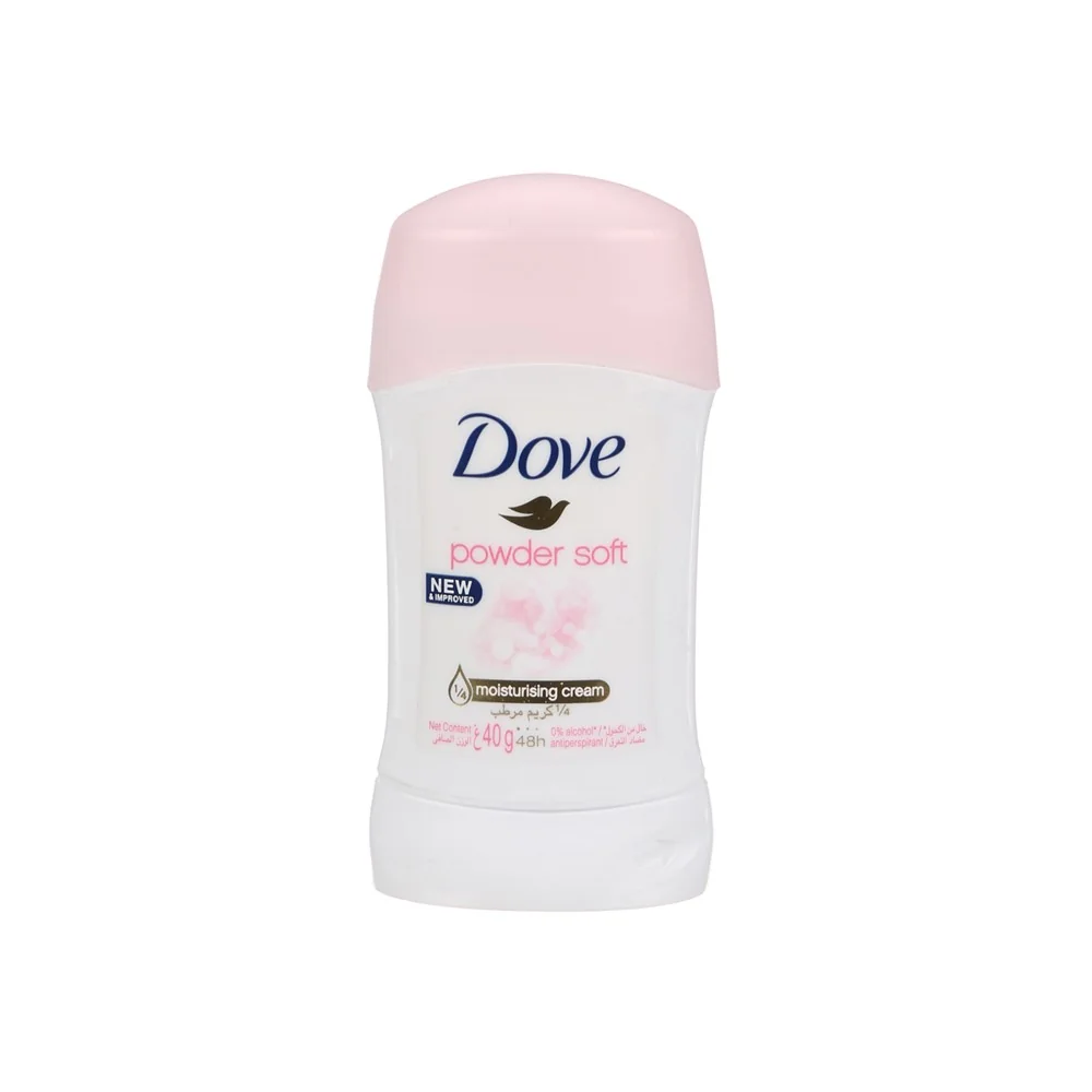 DESOD. DOVE BARRA MUJER POWDER SOFT 12 X40 GR