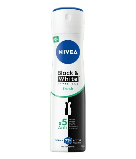 DEO NIVEA MEN SPRAY BLACK&WHITE FRESH 12X150ML