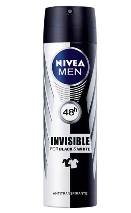 DEO NIVEA MEN SPRAY BLACK&WHITE INVISIBLE 12X150ML