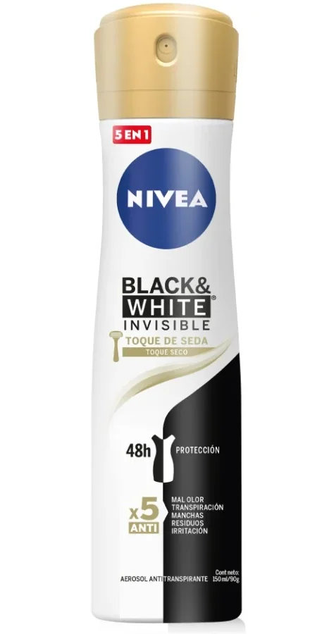 DEO NIVEA SPRAY B&W TOQUE SEDA 12X150 ML