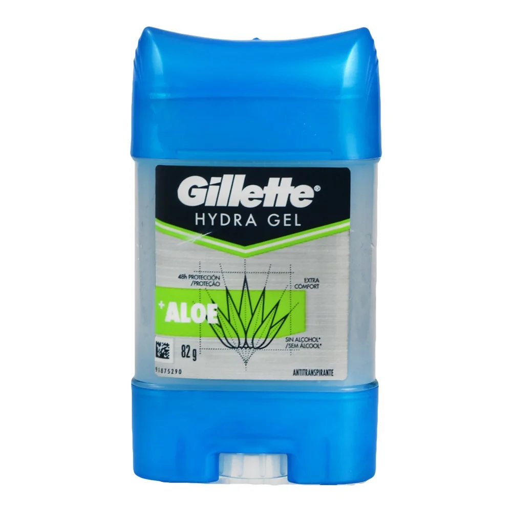 DESODORANTE GILLETTE HYDRAGEL ALOE12 X 82 GR